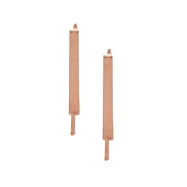 Rose Gold Tone Bar Ear Crawlers,