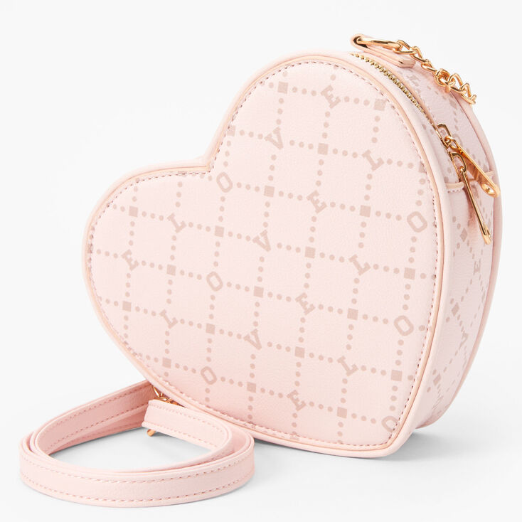 Blush Heart Crossbody Bag