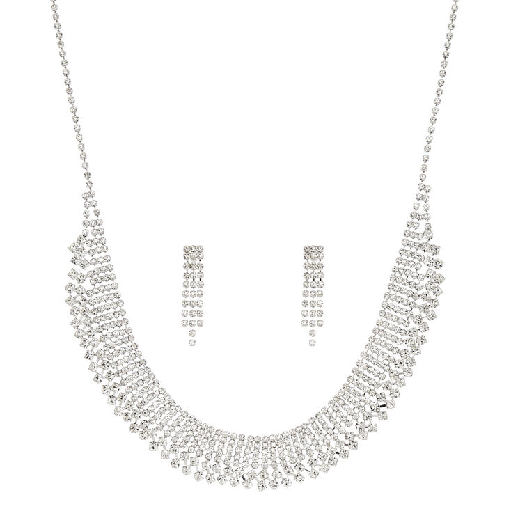 Jewel Necklace & Earring Set,