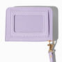 Lavender Butterfly Wallet with Lanyard,