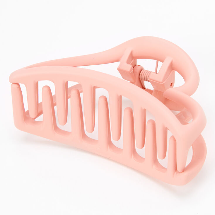 Medium Matte Hair Claw - Blush Pink,