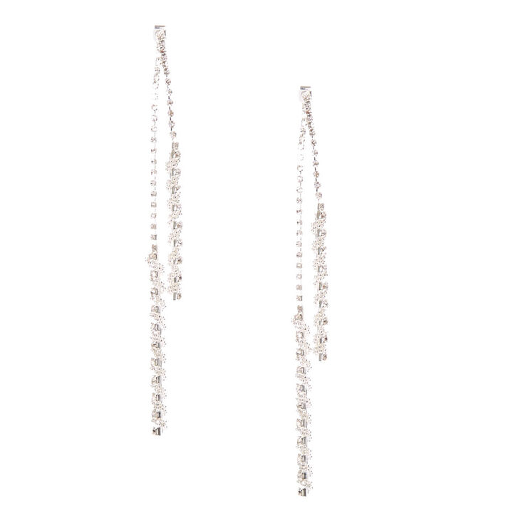 Twisted Linear Drop Earrings,