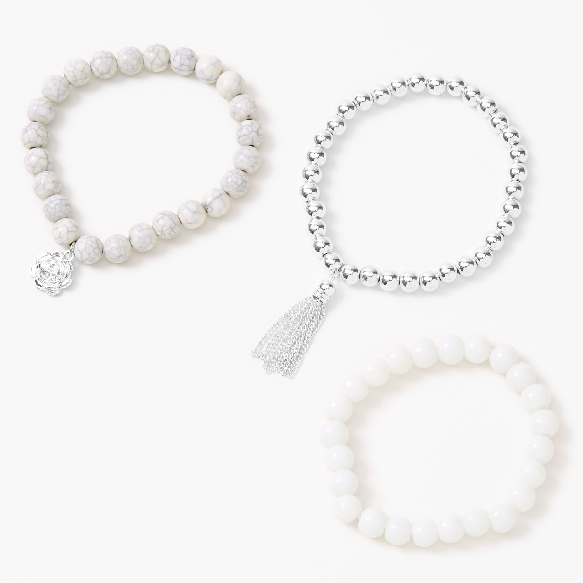 White marble shop bracelet