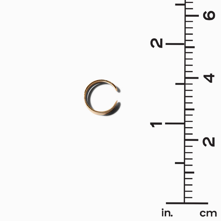 Mixed Metal Basic Ear Cuff Earring Stackables - 6 Pack,