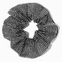 Black &amp; Silver Rhinestone Sparkle Hair Scrunchie,