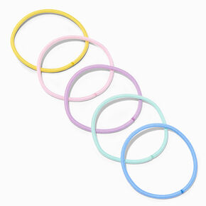 Pastel Tone Luxe Hair Ties - 30 Pack,