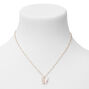 Blush Pink Butterfly Pendant Necklace,