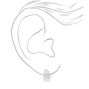 Silver Textured Hoop Earrings - 6 Pack,