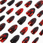 Blood Splatter Stiletto Press On Faux Nail Set - 24 Pack,