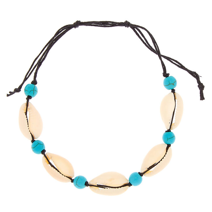 Puca Shell Anklet - Turquoise,
