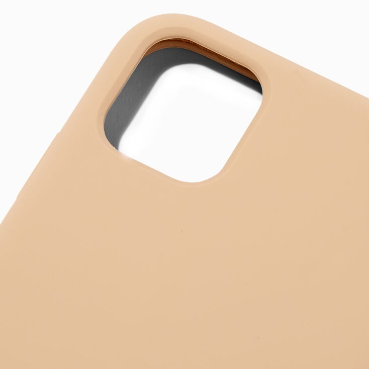 Solid Taupe Silicone Phone Case - Fits iPhone&reg; 6/7/8/SE,