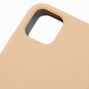 Solid Taupe Silicone Phone Case - Fits iPhone&reg; 6/7/8/SE,