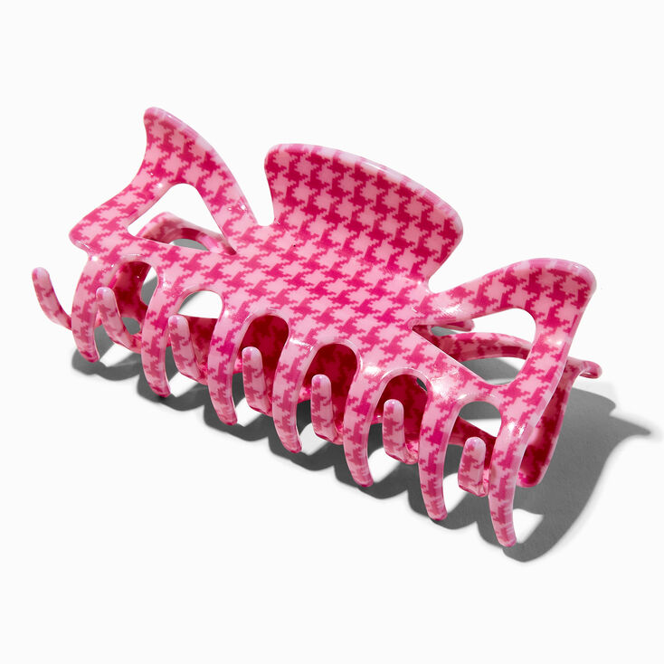 Mean Girls&trade; x ICING Pink Houndstooth Hair Claw,