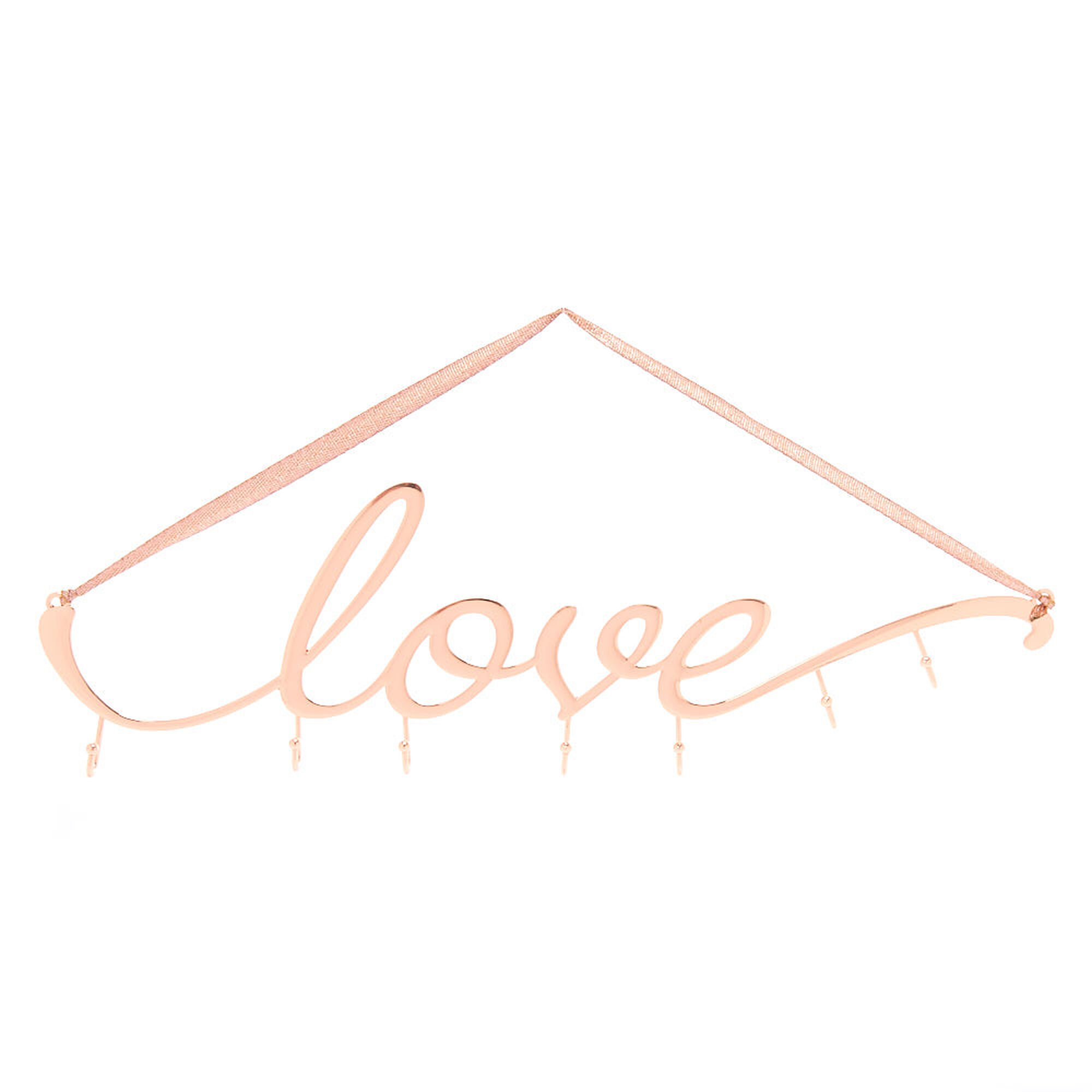 Love Wall Hook Rack Rose Gold Icing Us