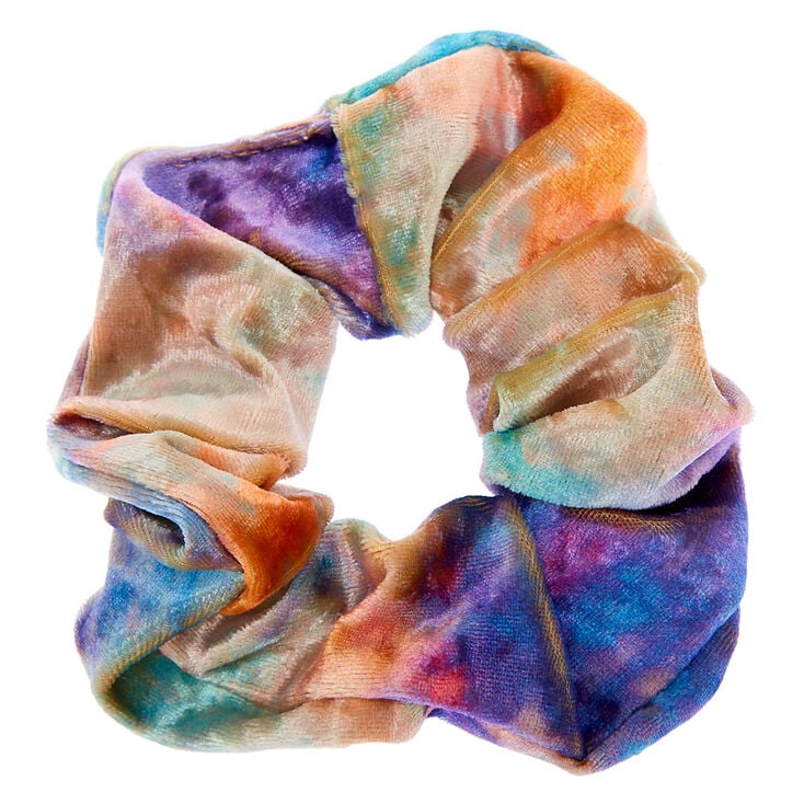 Tie Dye Velvet Hair Scrunchie,