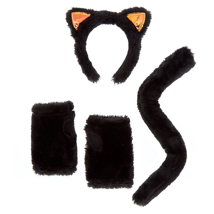 Holographic Cat Costume Set Black Icing Us