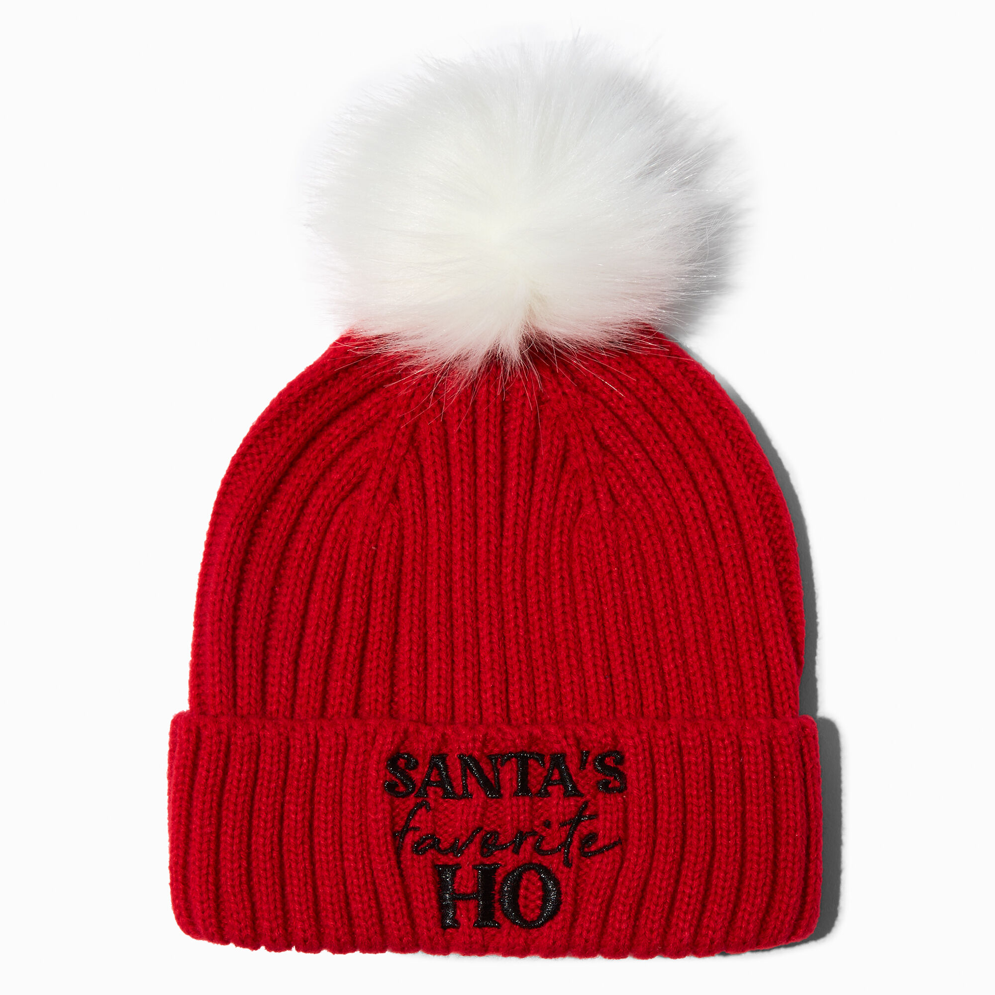 Red white beanie hat store