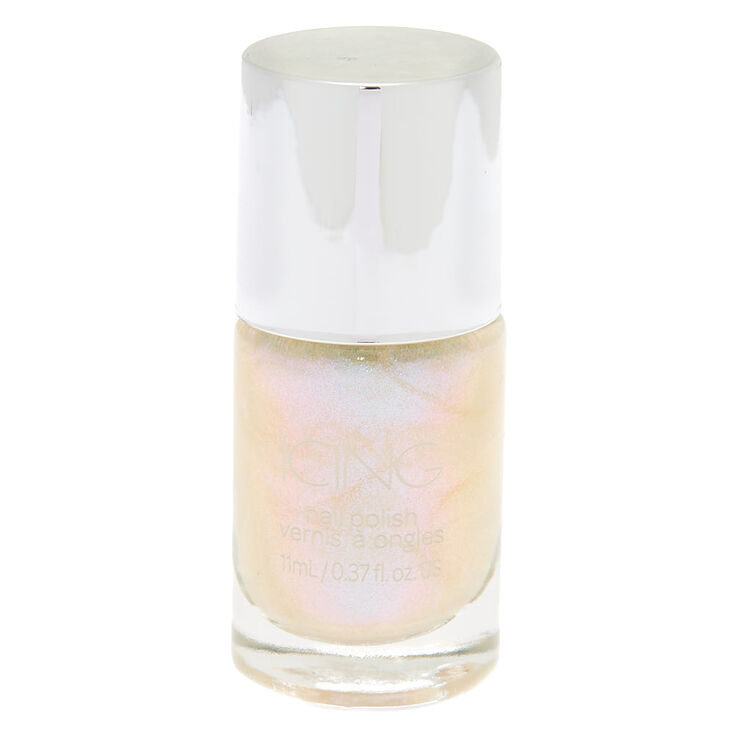 Shimmer Nail Polish - Seafoam Holo Glitter,
