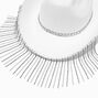 Rhinestone Fringe White Cowboy Hat,