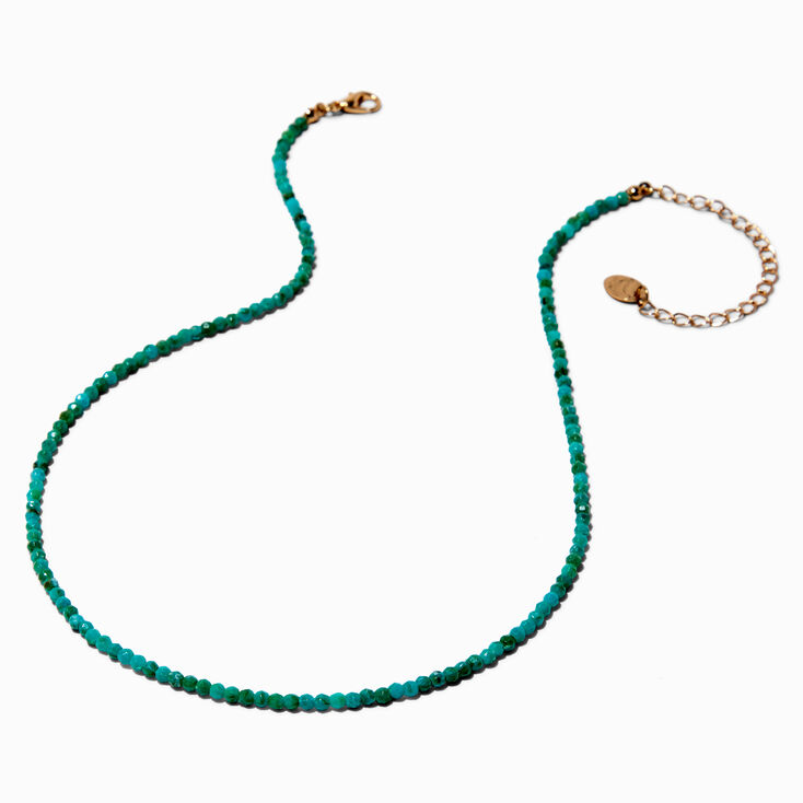 Turquoise Beaded Necklace  ,