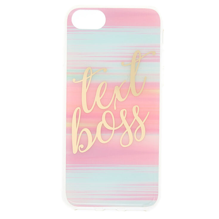 Pastel Text Boss Phone Case,