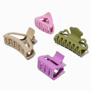 Vintage Colors Mixed Hair Claws &#40;4 Pack&#41;,