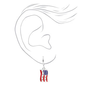 Patriotic Studs &amp; Huggy Hoop Earrings - 9 Pack,
