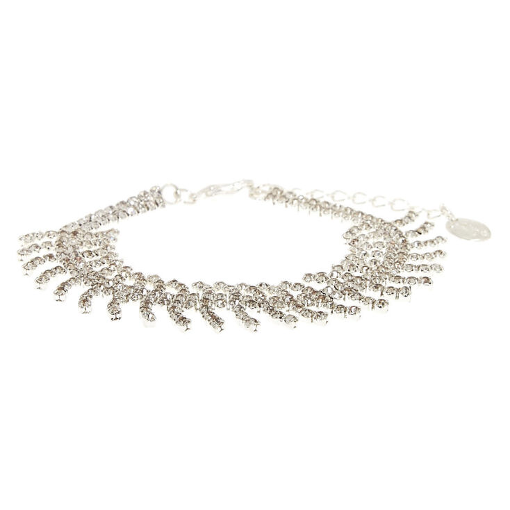 Fishtail Chain Crystal Bracelet,