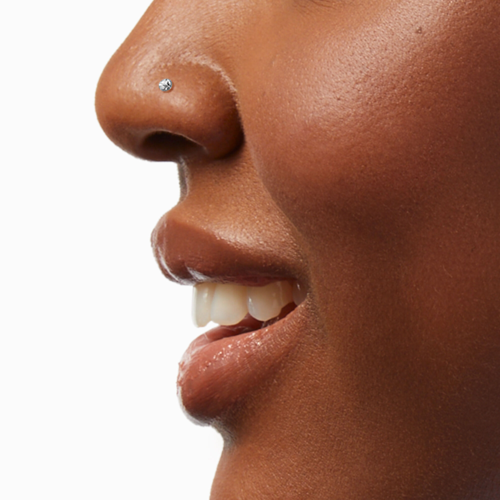 Iced out septum clearance ring