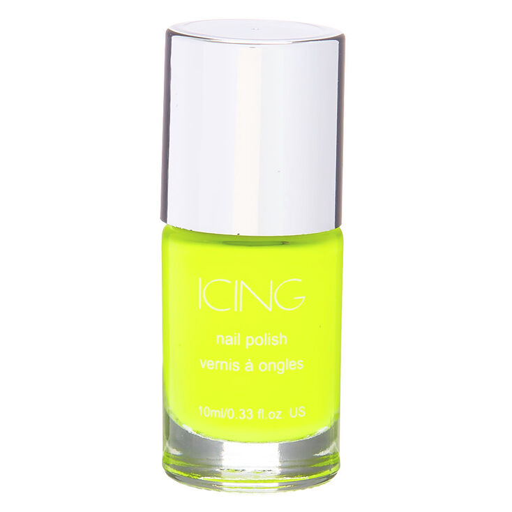 Solid Nail Polish - Neon Yellow,