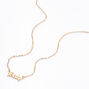 Gold Baby Pendant Necklace,