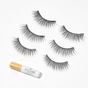Eylure Luxe Faux Mink Eyelashes - Opulent, 3 Pack,