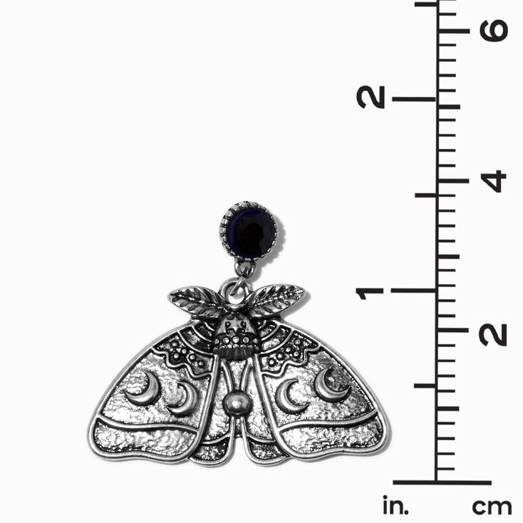 Celestial Moth 1&quot; Drop Earrings,