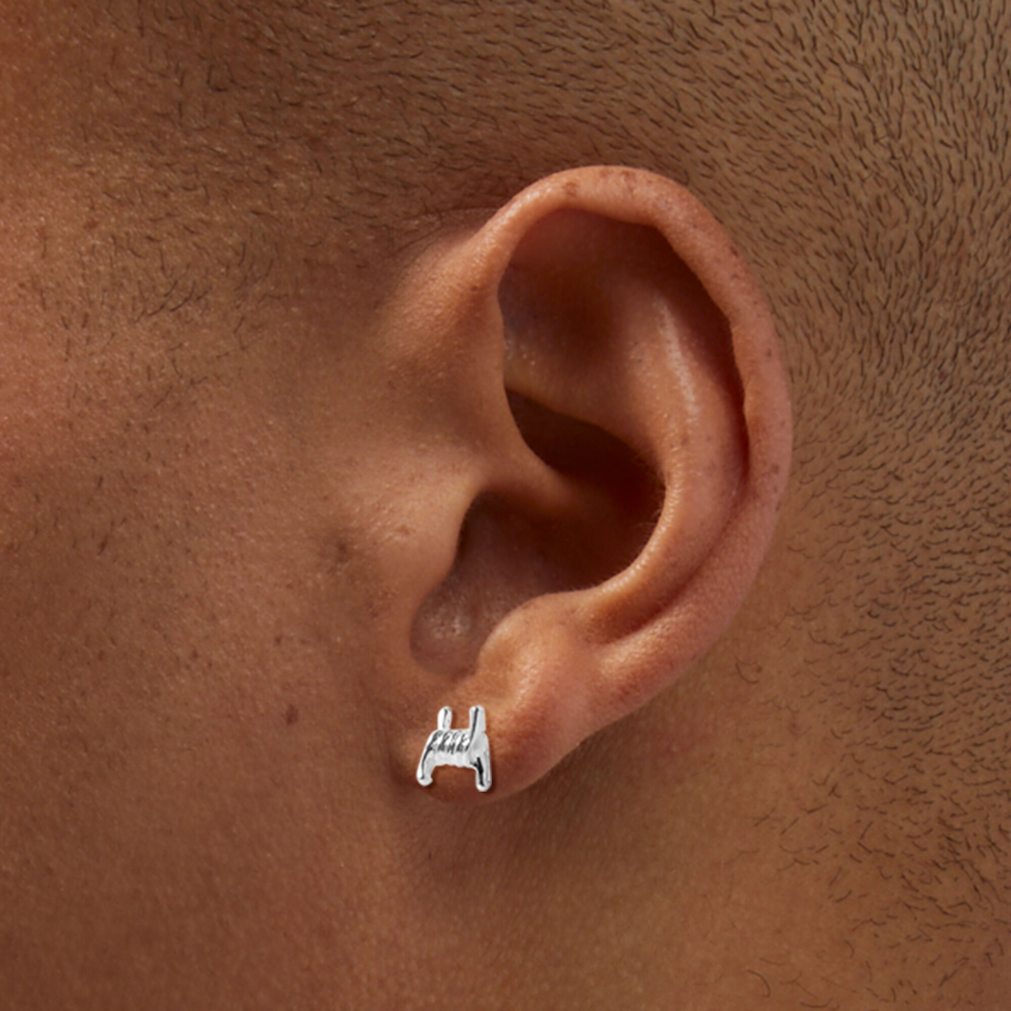 Wire stud earrings on sale