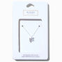 B&#39;Loved by Icing Sterling Silver Cubic Zirconia Cluster Pendant Necklace,