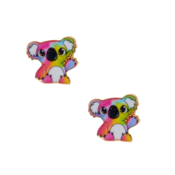 18kt Gold Plated Kylie the Koala Stud Earrings,