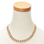Gold Chain Statement Necklace,