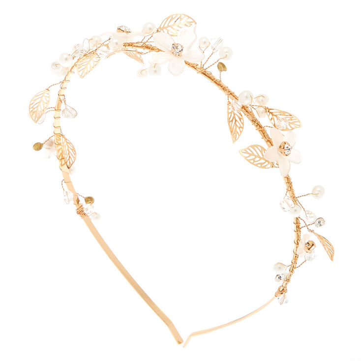 Gold Daisy Vine Headband,