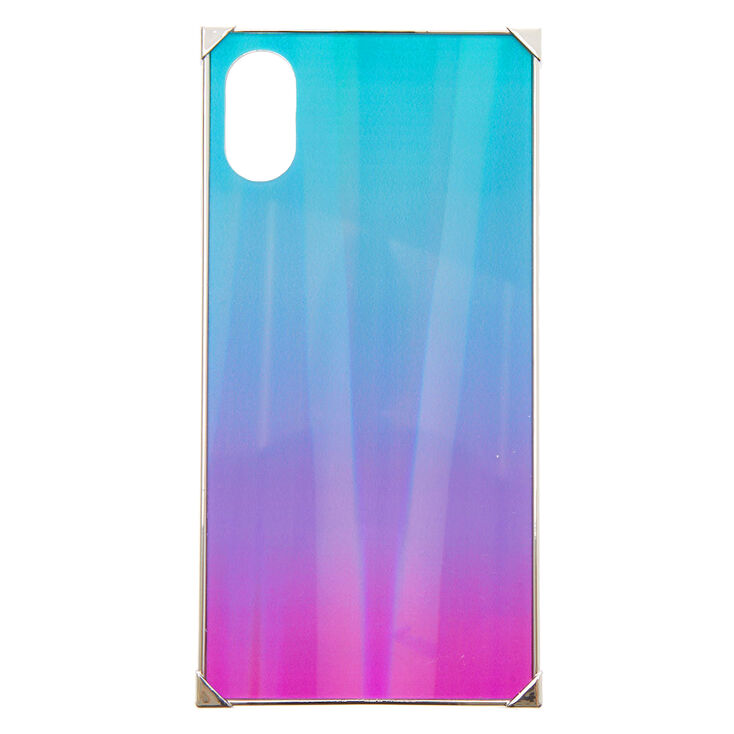 Holographic Square Phone Case - Fits iPhone X/XS,