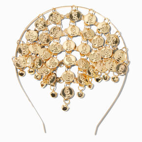 Fortune Teller Golden Coin Headband,