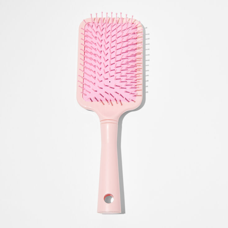 Pink Butterfly Paddle Hair Brush,
