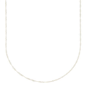 Silver Classic Chain Necklace,