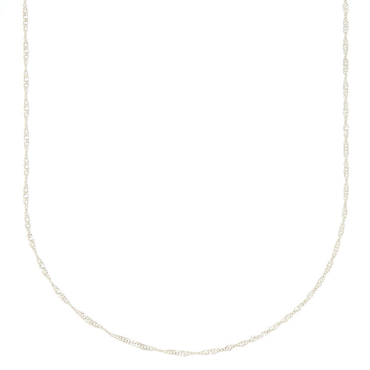 Silver Classic Chain Necklace,