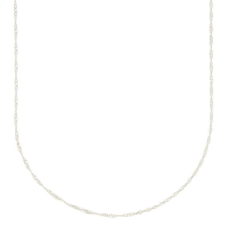 Silver Classic Chain Necklace,