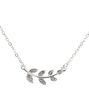 Silver Vine Pendant Necklace,