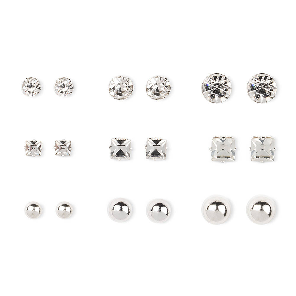 Glass discount stone earrings