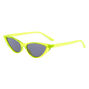 Neon Cat Eye Sunglasses - Yellow,