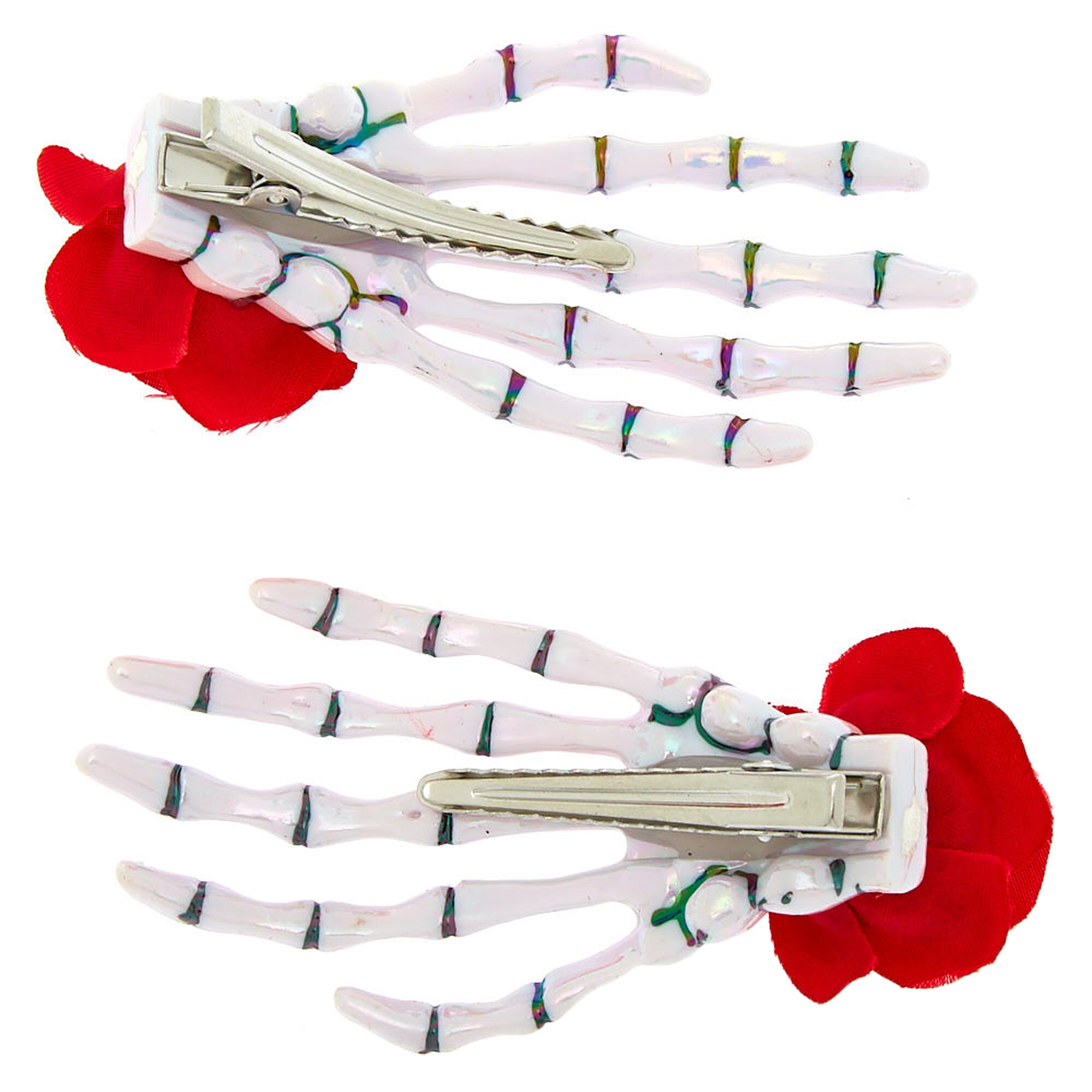 Skeleton Hand Hair Clips - 2 Pack | Icing US