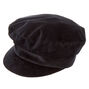 Velvet Captain Hat - Black,