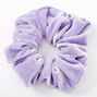Periwinkle Medium Velvet Hair Scrunchie,